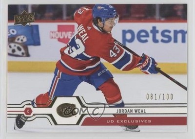 2019-20 Upper Deck UD Exclusives 81/100 Jordan Weal #50 1x1
