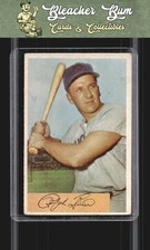 1954 Bowman 45 Ralph Kiner Stained