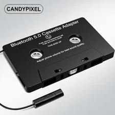 Car Audio Cassette Player Adapters,Tape Player Bluetooth 5.0 Cassette Aux Adapte