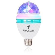 RGB Color Rotating Bulb,E26/E27,LED Party Bulbs Colored Strobe Light Bulb Mul...