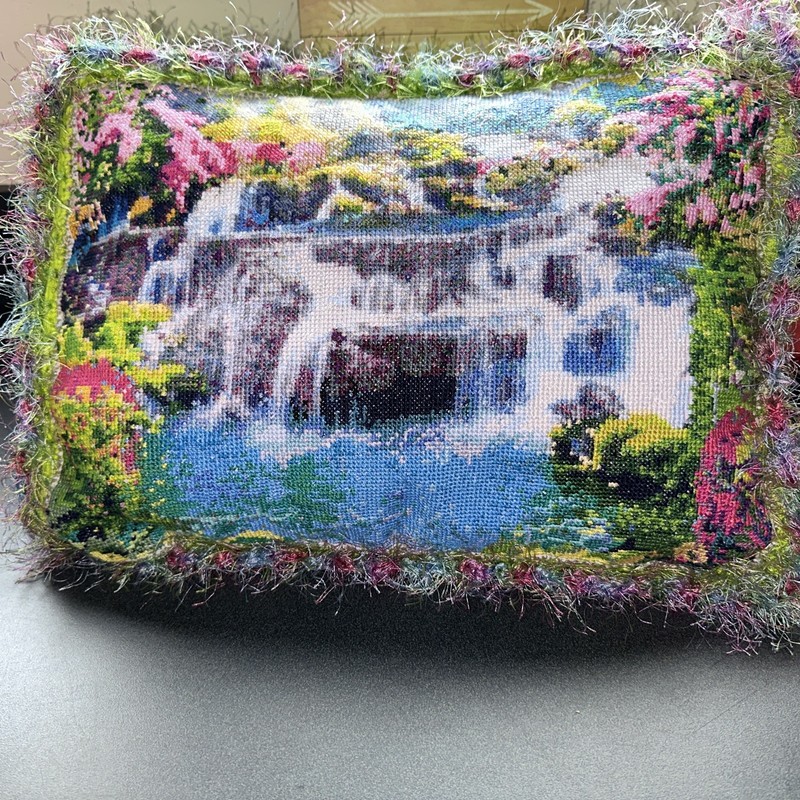 Handmaid Cross Stitch Pillowcase