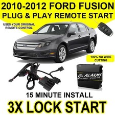 2010 2011 2012 Ford Fusion Remote Start Plug and Play Easy Install 3X Lock FO1A