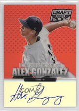 2013 Prizm Perennial Draft Picks Prospect Signatures Red Chi Gonzalez Auto 4a3