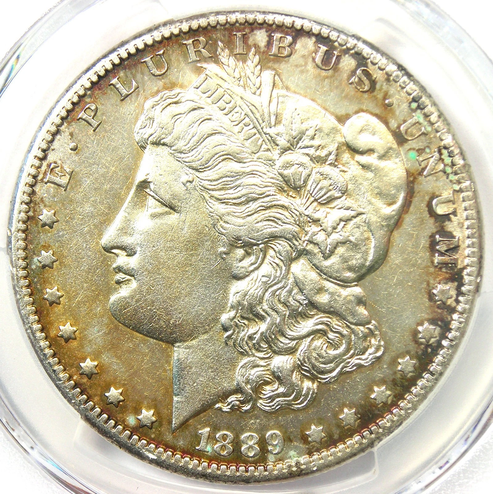 1889-CC Morgan Silver Dollar $1 Carson City Coin - Certified PCGS AU Details