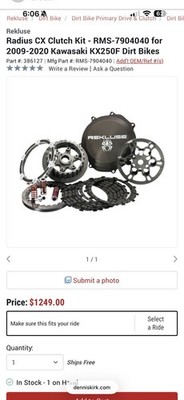 Rekluse Radius CX Auto Clutch Kit