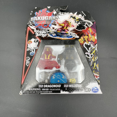 Bakugan Street Brawl Special Attack Dragonoid & Nillious Exclusive Figure 2-Pack