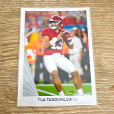Leaf 2020 Draft Tua Tagovailoa Rookie #02 Alabama Crimson Tide NCAA Card. rookie card picture