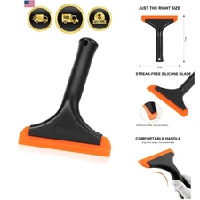 Mini Silicone Shower Squeegee for Glass Doors Windows Mirrors Car Window 1 Pack