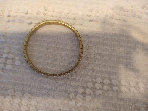 DIAMANT HOCHZEIT STRETCH ARMBAND~GEZACKT~KUNST~GLAS STRASSSTEINE~FORMELL~HÜBSCH - Bild 4 von 4