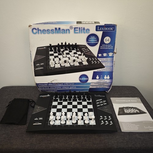 Lexibook ChessMan Elite Electronic Chess Game ELO1800 Working Complete - Picture 1 of 6