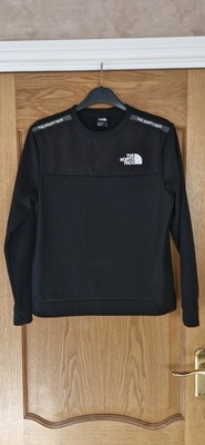Herren The North Face Mountain Athletics Pullover Sweatshirt Größe M schwarz 