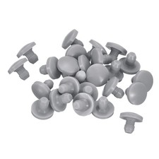 26Pcs Silicone Hole Plug Gray Fit for Bottle Pipes 2.5-3mm Inner Diameter