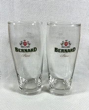 NEW BERNARD PIVO Glass 0.5L Willi Becher SAHM Beer Classic Czech Pivo Pils lot 2