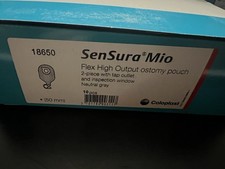 Coloplast 18650 SenSura Mio Flex High Output Ostomy Pouch Exp 2027 - Box Of 10