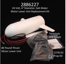 2886227 Minn Kota Lower Unit w/ Prop Riptide 80lb 24Volt Variable Salt Water