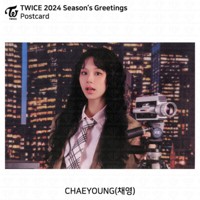 TWICE 2024 Season's Greetings News Room Photocard Postcard Sticker