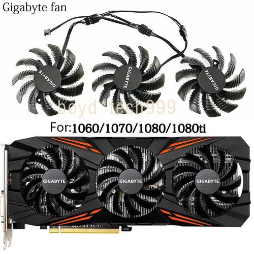 For Gigabyte T128010SU GTX1060 GTX1070 1080 N960 P104 Graphics Card Fan - Picture 3 of 5
