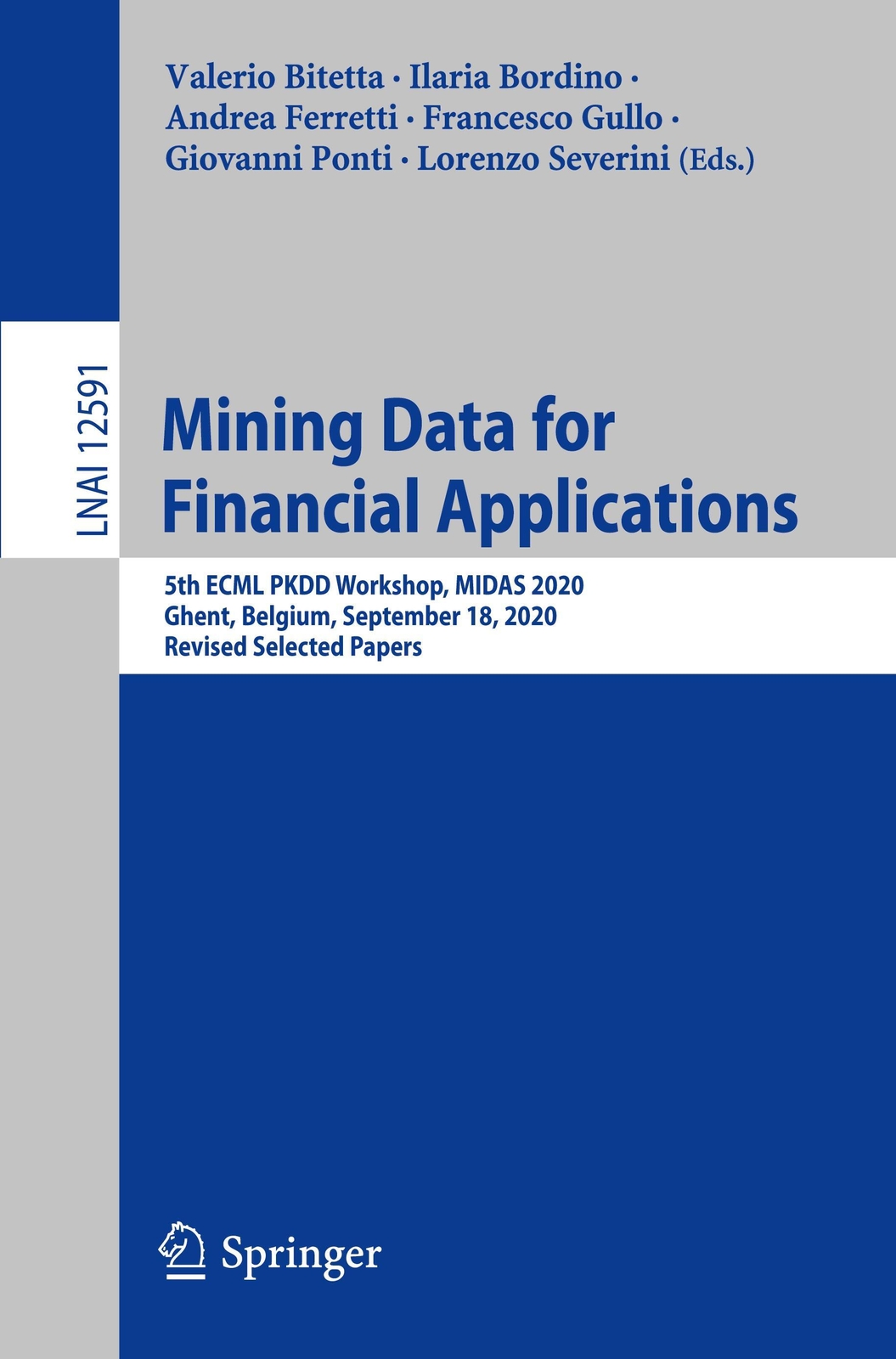 Thumbnail - Valerio Bitetta (u. A.) | Mining Data For Financial Applications |