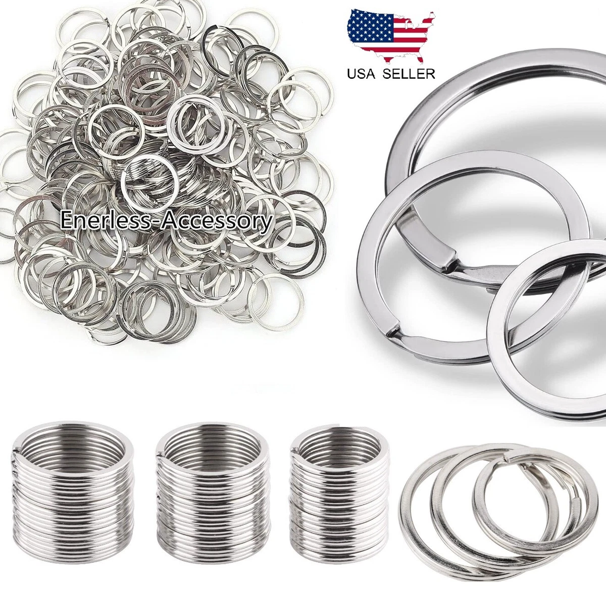Flat shop split rings