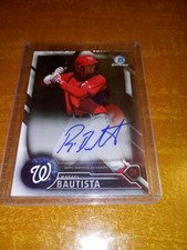 RAFAEL BAUTISTA 2016 BOWMAN CHROME AUTOGRAPH LOOK@STORE