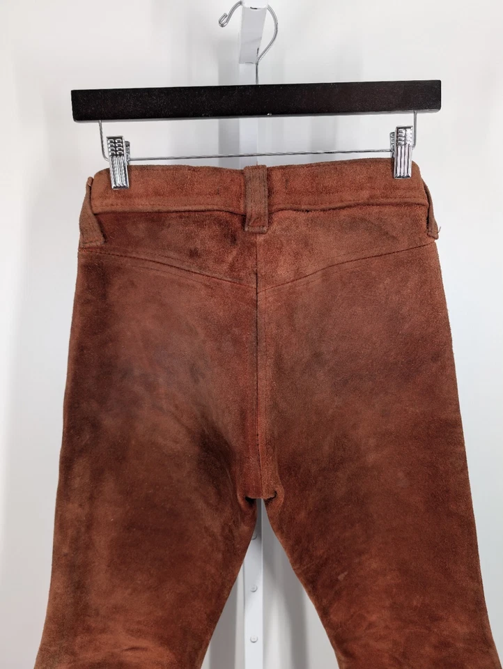 Pantalones de bolsillo de arcilla descolorida de gamuza artesanal de alta resistencia vintage de los años 50 Hernando Ltd Garra Foto 4 de 4