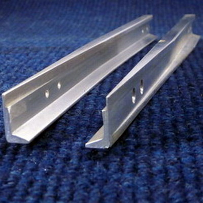 Paar 20 Fuß Radius Wye Point Klingen - 21 mm hohe Aluminiumschiene 5 Zoll g oder 7 1/4 Zoll g