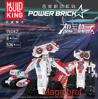 Mould King RC Robots inkl. Power Functions Technic Klemmbaustein Set 536+ pcs
