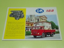 OM 100 AUTOCARRO BROCHURE DEPLIANT PROSPEKT (S26)