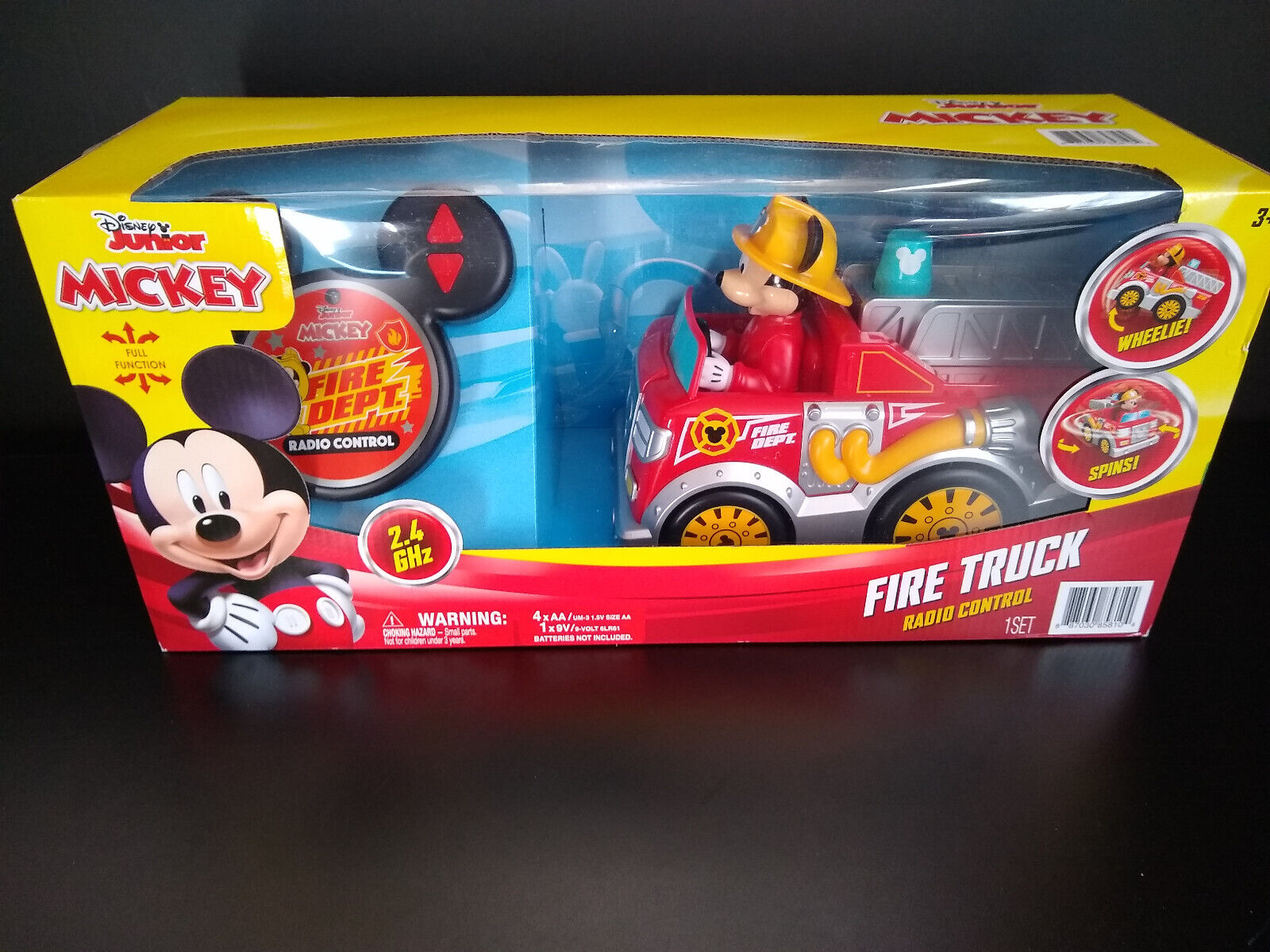 Mickey Mouse * Radio Control Fire Truck * 2.4 GHz * NIB * Disney Junior * Age 3+