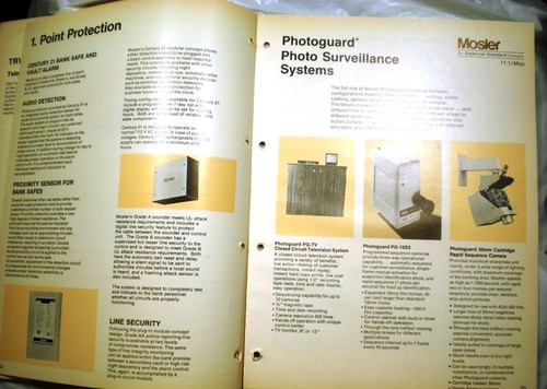 Vtg MOSLER Banking Equipment Catalog RETRO Vaults Security Systems Safes 1978 - Picture 7 of 9
