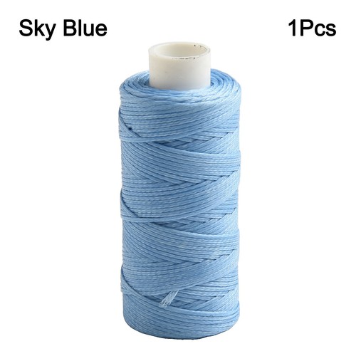 Sewing Line Thread Waxed Thread Colorful Leather Sewing Thread Polyester 50M - Picture 20 of 24