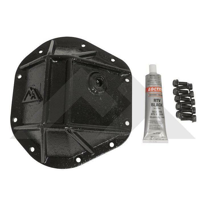 Carter D44 HD noir avec dissipation thermique pour pont arrière 4x4