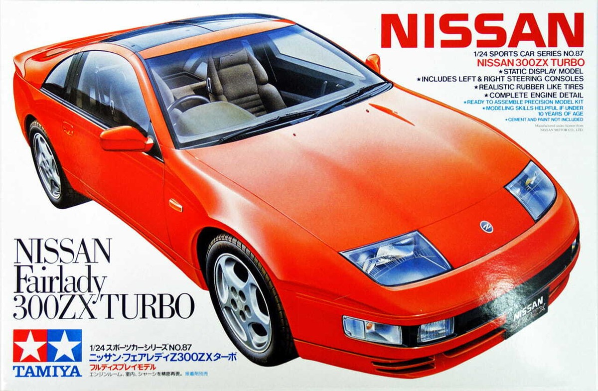 TAMIYA 24087 1:24 Nissan Fairlandy 300 ZX Turbo Plastic TAMIYA 24087 1:24 Nissan Fairlandy 300 ZX Turbo Plastic