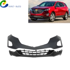 Front Upper Bumper Cover+Front Bumper Lower Valance For 2018 2019 Chevy Equinox