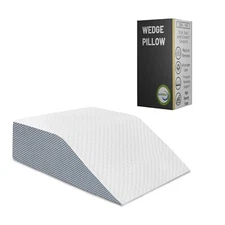 Continental Sleep 21" Leg Pillow Full Top Comfortable Rest Elevating Foam Wedge