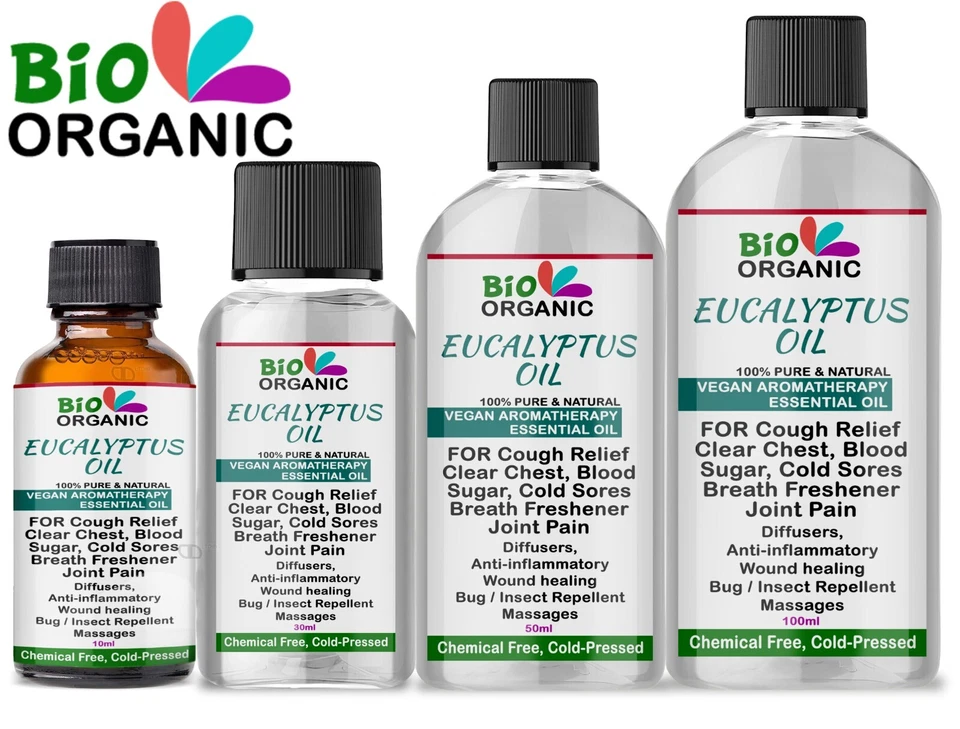 Aroma Eukalyptus ätherisches Öl 100% rein natürlich Hustenlinderung Atemerfrischer