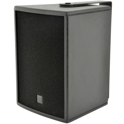 8'' Holzgehäuse schwarz Lautsprecher Premium HiFi Wandmontage Hintergrund Sound