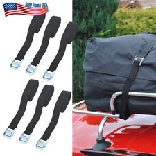 6pcs 1x 8 Lashing Straps Cargo Luggage Tie Down Cam Buckle Car Roof Rack Cinch