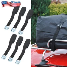 6pcs 1"x8' Lashing Straps Cargo Luggage Tie Down Cam Buckle Car Roof Rack Cinch