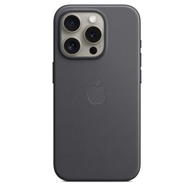 APPLE FINEWOVEN ORIGINAL HÜLLE COVER FÜR IPHONE 15 - SCHWARZ - MT393ZM/A - NEU