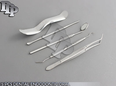 5 PCS DENTAL ENDODONTIC ORAL SURGERY EXTRACTING ELEVATORS SET INSTRUMENT PR-102 