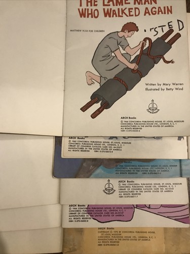 10 Quality religious books for Children (Arch books PB 1960's) - Picture 9 of 12