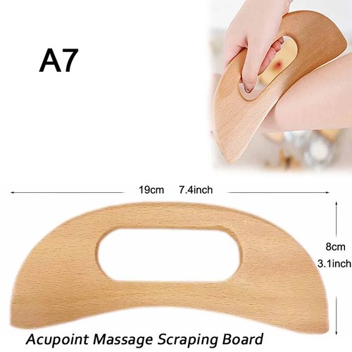 Wood Therapy Massage Tools for Body Shaping Anti Cellulite Lymphatic Drainage - Picture 30 of 35