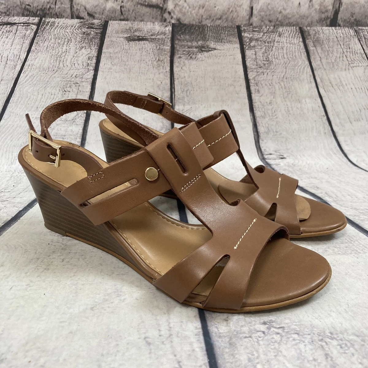 Coach and four wedge sandals new arrivals