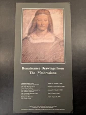 Renaissance Drawings From Ambrosiana Exhibition Poster 1984 Vintage