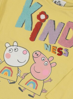 New Girls TU Peppa Pig and Suzy Sheep Yellow 'Kindness' Long