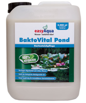  easyAqua Bakto Vital 5 Liter Kanister inkl. Bakto Bio Teichklar Algenfrei