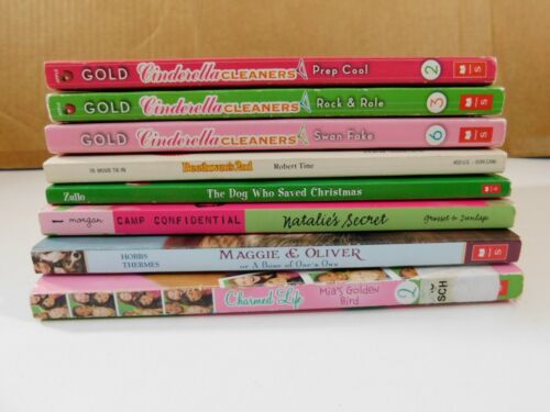 Childrens Youth Chapter Book Lot for Girls Cinderella Cleaners Cute Dogs Animals - Picture 3 of 3