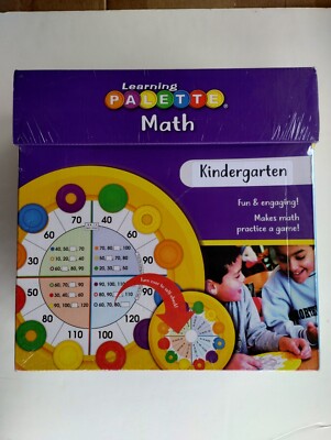 Learning PALETTE Math Kindergarten Base + 60 Cards Homeschool NEW