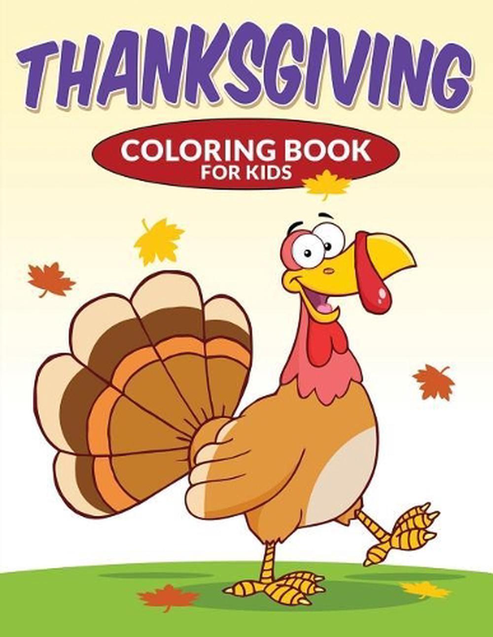 Thanksgiving Coloring Book for Kids by Cornelia Selle (English